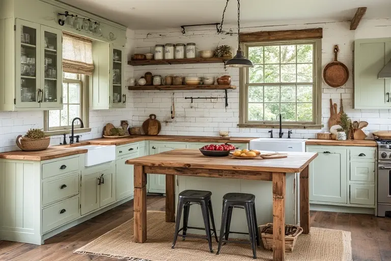 Rustic Farmhouse Interior Design Sense Serenity
