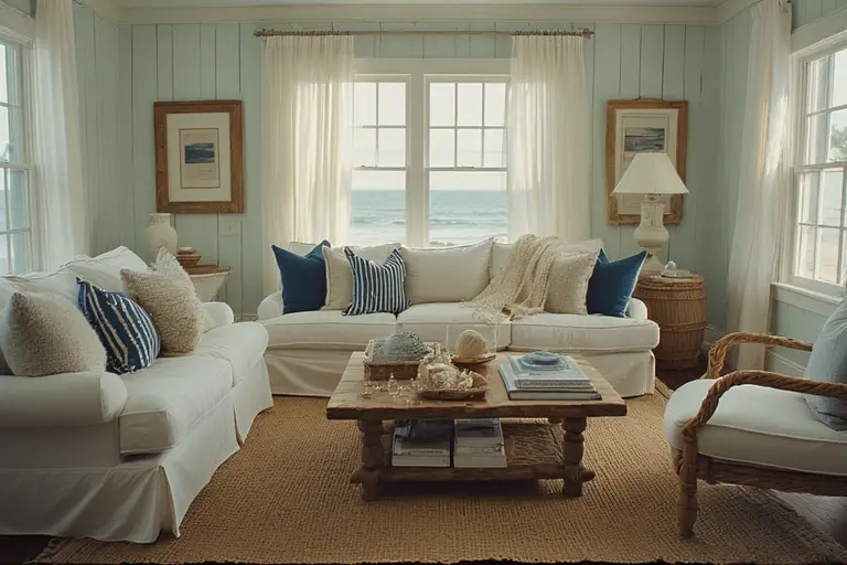 Coastal / Beach house Interior Design Sense Serenity 