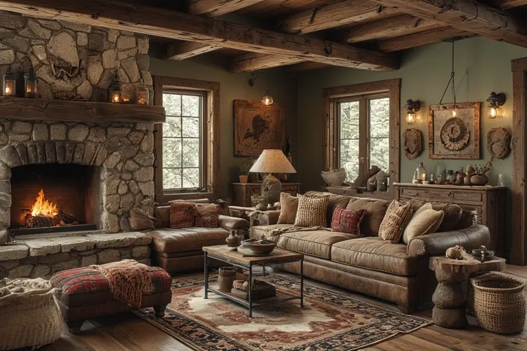 Rustic Interior Design Sense Serenity
