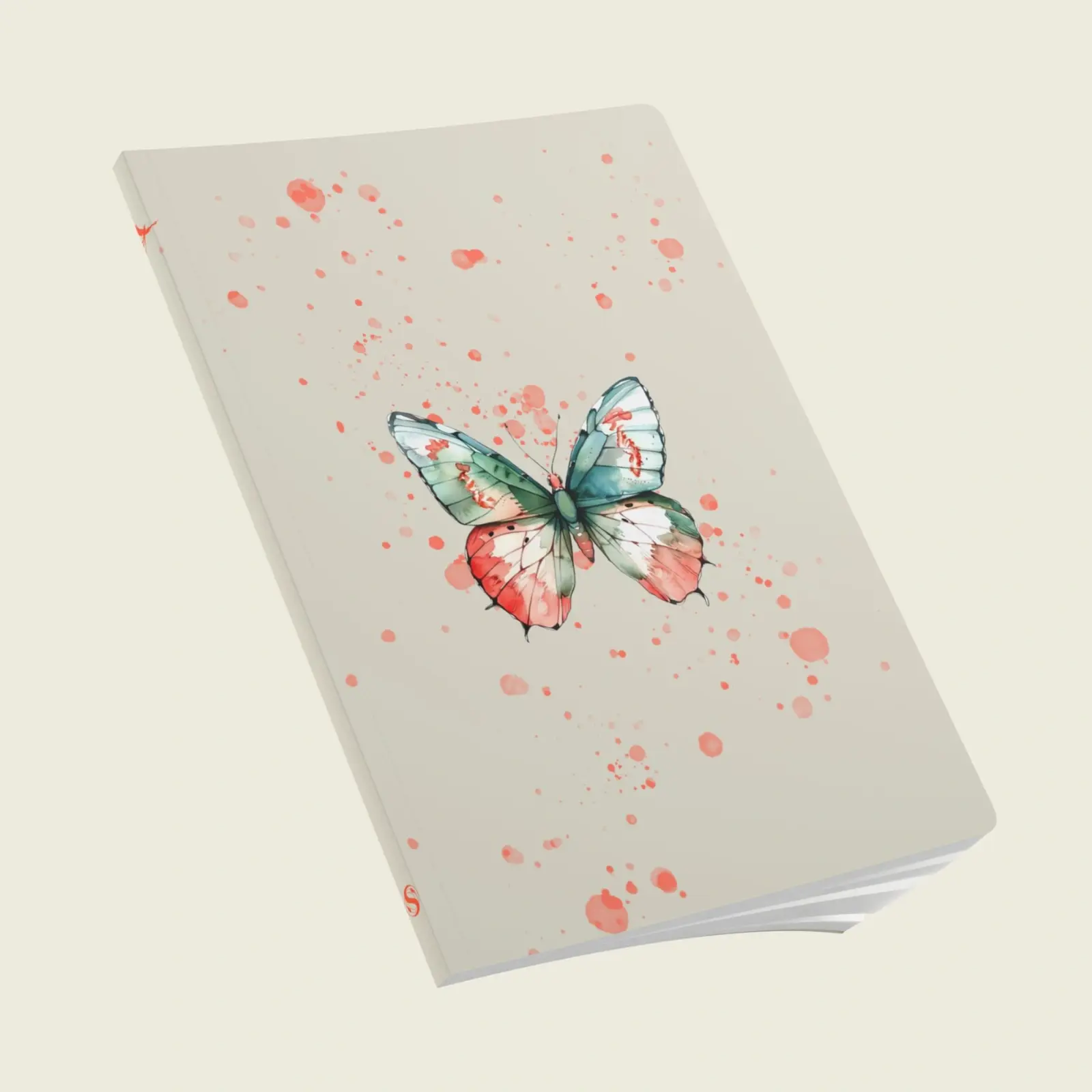 Flutter Flower Fantasy  Softcover Journal (with Inside Prints) Collection – Blossom Glow _ Sense Serenity Crazy  3.webp