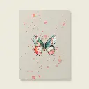 Flutter Flower Fantasy Softcover Journal (with Inside Prints) Collection – Blossom Glow _ Sense Serenity Crazy 1.webp