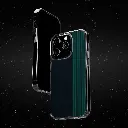 Sense Serenity™ Neon Noir – Rich Black & Midnight Green Glow Clear Phone Case iPhone 14 Pro 7.webp