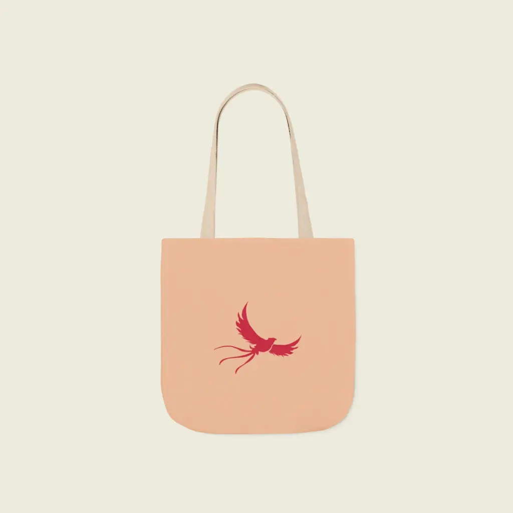 Beige & Phoenix Canvas Tote Bag  13x13 4.webp