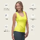 Butter Bliss – Women's Pastel Yellow Tank Top by Sense Serenity 8.webp