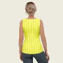 Butter Bliss – Women's Pastel Yellow Tank Top by Sense Serenity 7.webp
