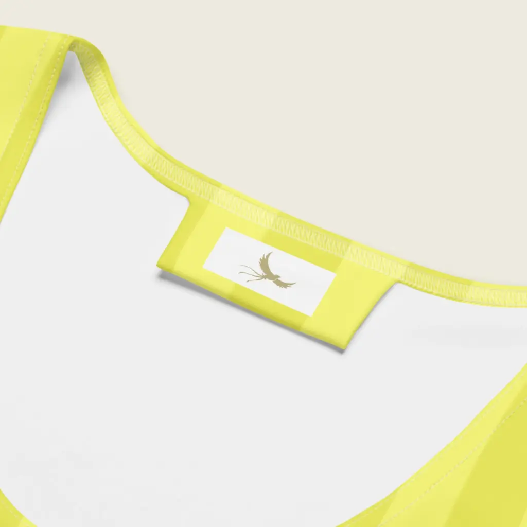 Butter Bliss – Women's Pastel Yellow Tank Top by Sense Serenity 3.webp
