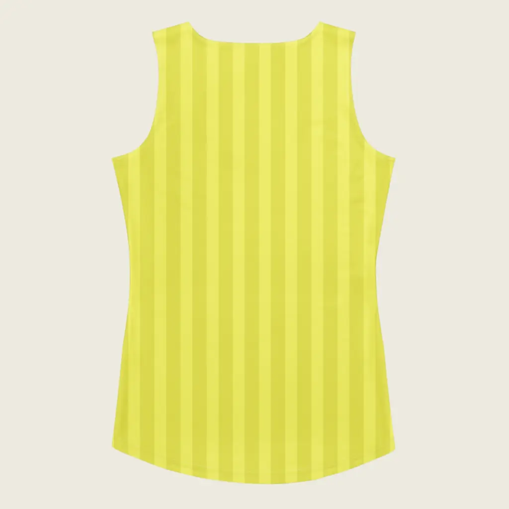Butter Bliss – Women's Pastel Yellow Tank Top by Sense Serenity 2.webp