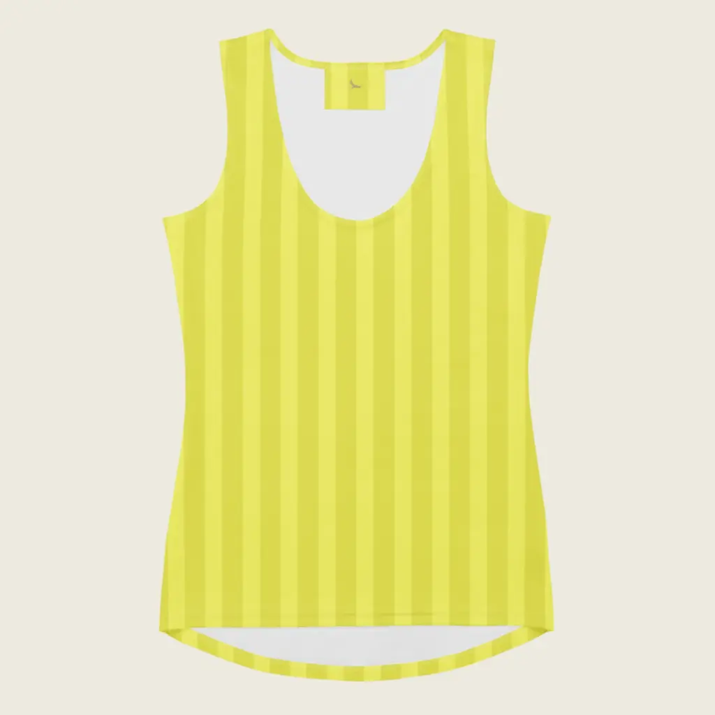 Butter Bliss – Women's Pastel Yellow Tank Top by Sense Serenity 1.webp