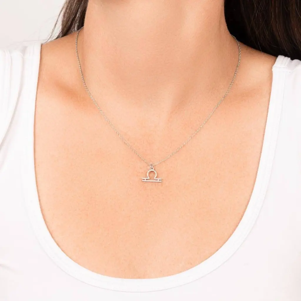 Celestial Balance – Libra Zodiac Necklace by Sense Serenity 5.webp