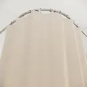 Seashell & Beige Color Gradient Shower Curtains 12.webp