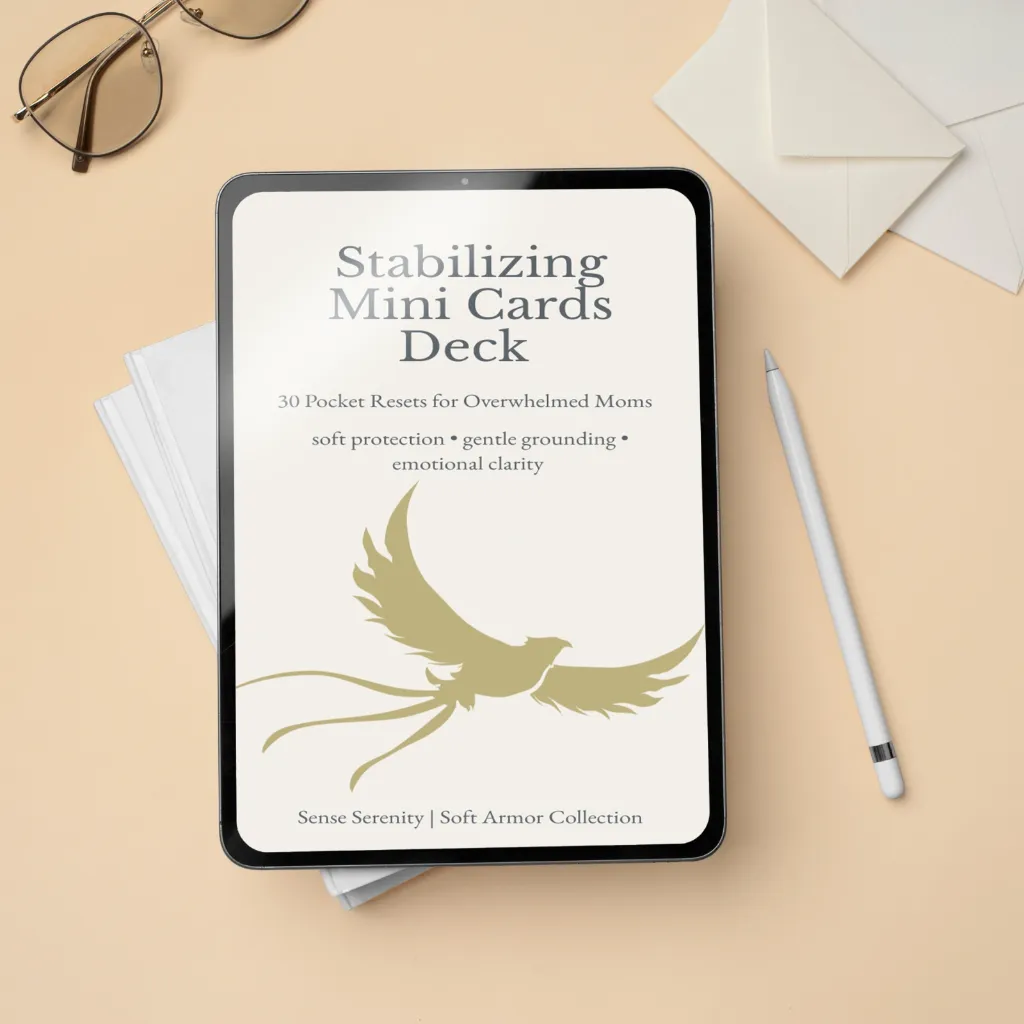Stabilizing Mini Cards Deck – Soft Armor for Moms Mockups 3.webp