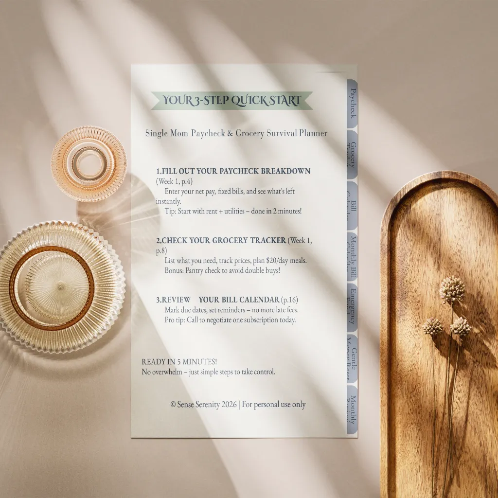 Single Mom Paycheck & Grocery Survival Planner Mockups 5.webp