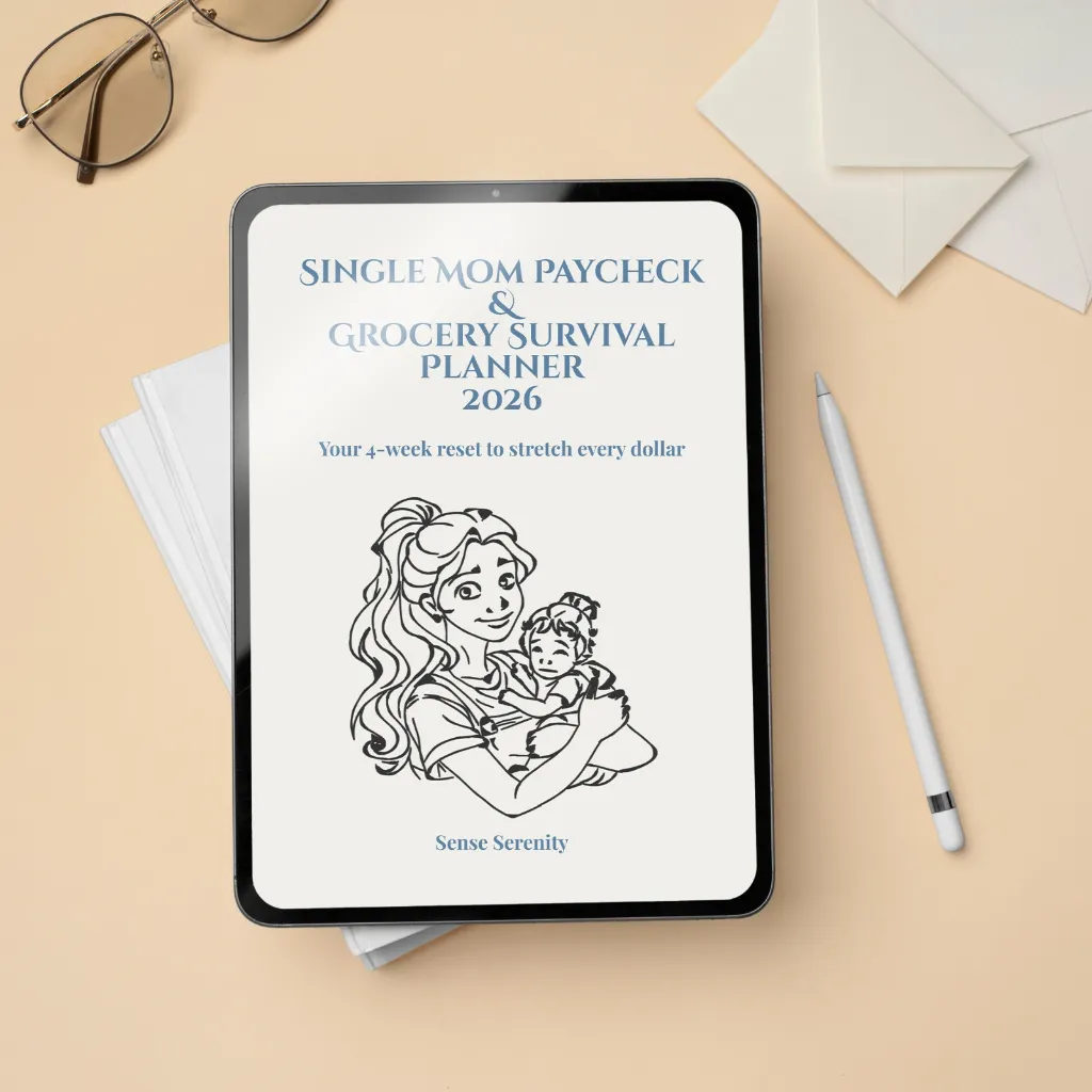 Single Mom Paycheck & Grocery Survival Planner Mockups 2.webp