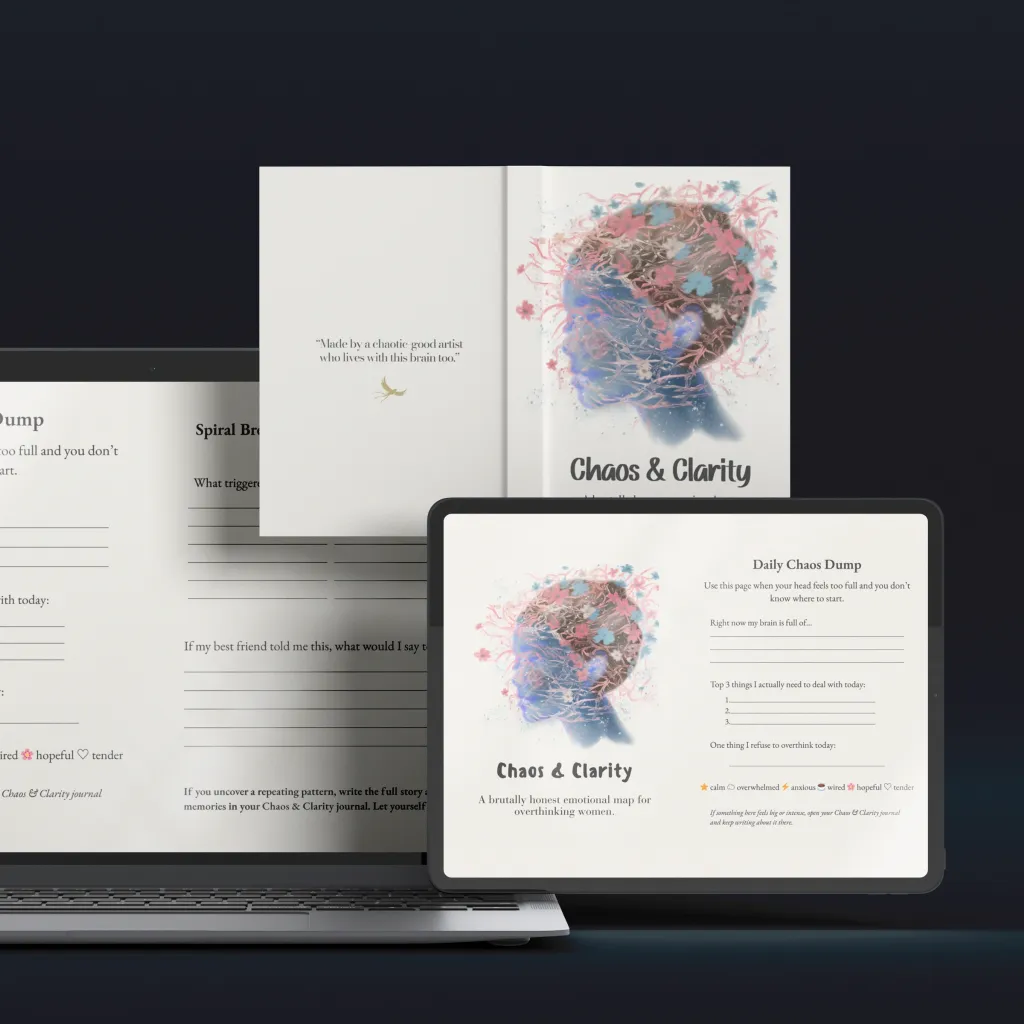 Chaos & Clarity Journal and Digital Mockups  3.webp