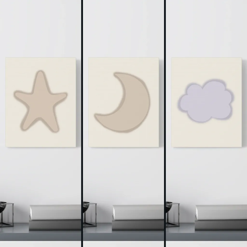 Little Sky Trio Wall Mockups  9.webp