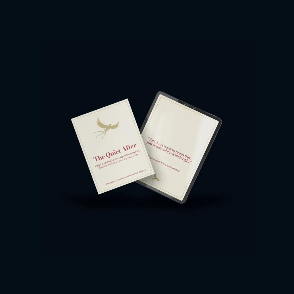 The Quiet After – Reflection Card Set Mockups 2.webp