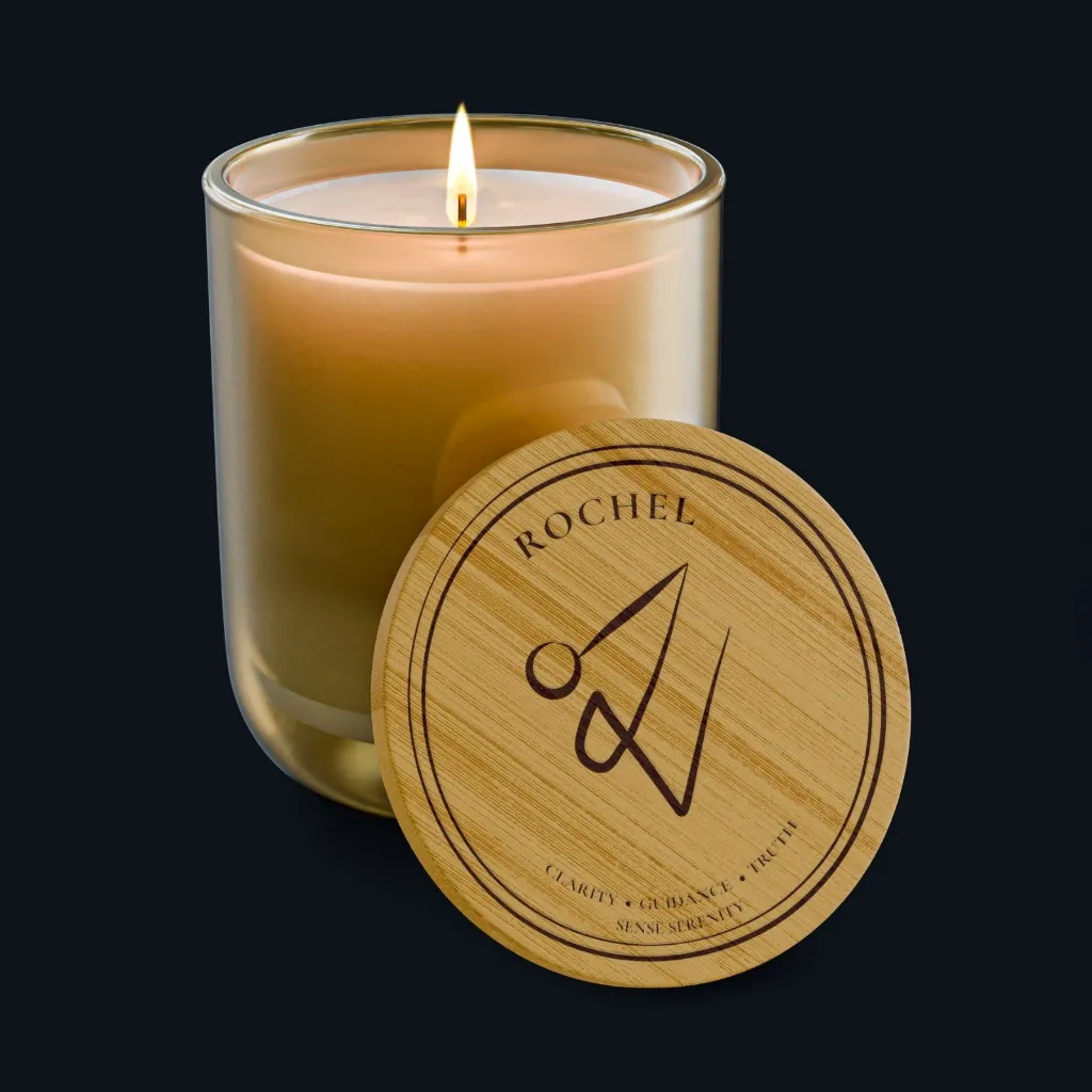 Rochel Angel Candle of Clarity – Engraved Luxury Soy Candle 2.webp