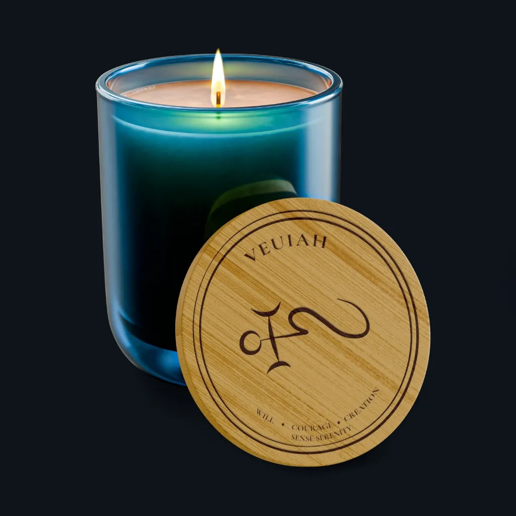 Veuiah Angel Candle of Creation – Engraved Luxury Candle 2.webp