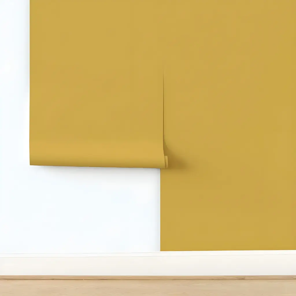 Spicy Mustard Peel and Stick Wallpaper 3.webp