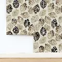 Natural Elegance Leaf Peel & Stick Wallpaper Mockup 3.webp