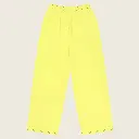 Butter Yellow Wide Leg Lounge Pants – Women's Relaxed Fit Streetwear mockups 1.webp