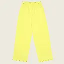 Butter Yellow Wide Leg Lounge Pants – Women's Relaxed Fit Streetwear mockups 5.webp
