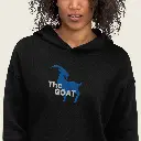 Goat Spirit Cropped Hoodie – Women's Unique Fashion Staple Blacl 11.webp