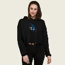 Goat Spirit Cropped Hoodie – Women's Unique Fashion Staple Blacl 16.webp