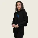 Goat Spirit Cropped Hoodie – Women's Unique Fashion Staple Blacl 14.webp