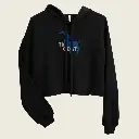 Goat Spirit Cropped Hoodie – Women's Unique Fashion Staple Blacl 5.webp