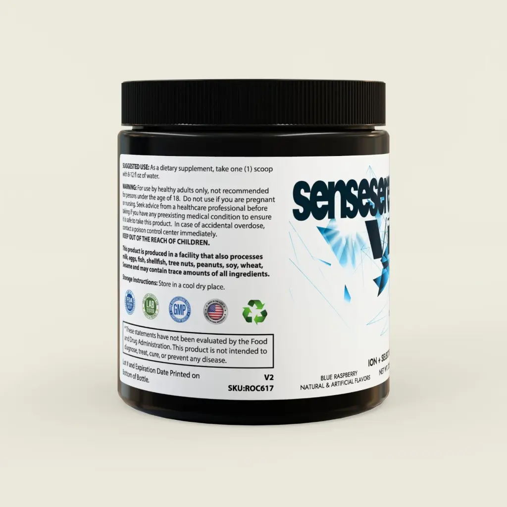Sense Serenity Vigor ION+ Electrolyte Powder – Natural Performance Fuel Mockups 2.webp