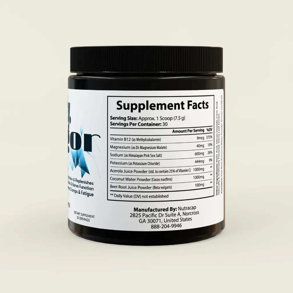 Sense Serenity Vigor ION+ Electrolyte Powder – Natural Performance Fuel Mockups 3.webp