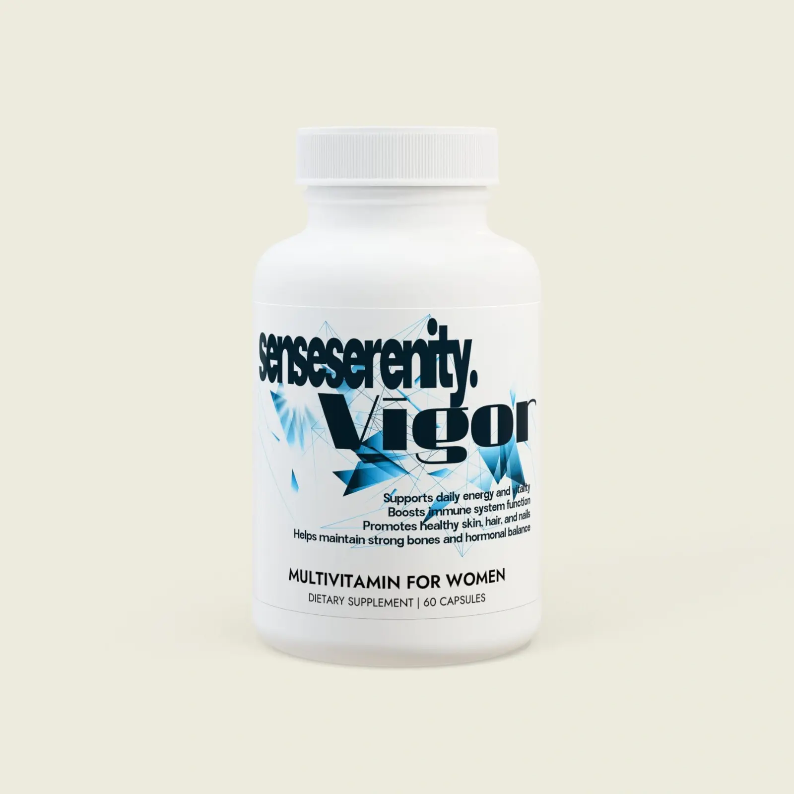 Sense Serenity Vigor Multivitamin for Women Supplement (60 Capsules) Mockups  1.webp
