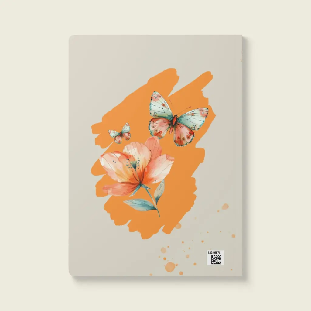 Flutter Flower Fantasy  Softcover Journal (with Inside Prints) Collection – Winged Dream _ Sense Serenity Crazy 4.webp