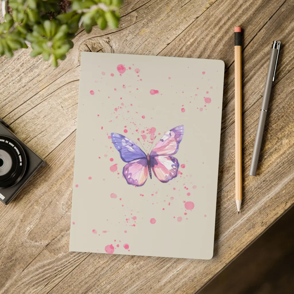 Flutter Flower Fantasy Softcover Journal (with Inside Prints) Collection – Petal Whirl _ Sense Serenity Crazy 12.webp