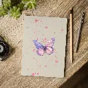 Flutter Flower Fantasy Softcover Journal (with Inside Prints) Collection – Petal Whirl _ Sense Serenity Crazy 12.webp