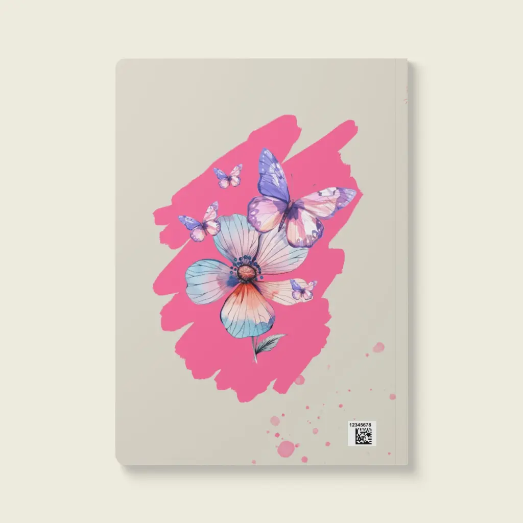 Flutter Flower Fantasy Softcover Journal (with Inside Prints) Collection – Petal Whirl _ Sense Serenity Crazy 11.webp