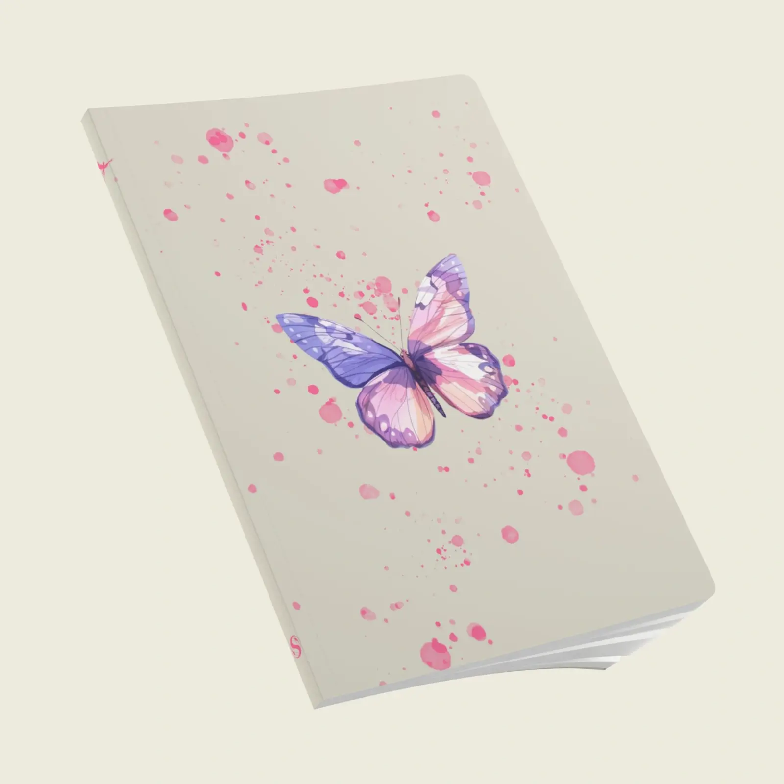 Flutter Flower Fantasy Softcover Journal (with Inside Prints) Collection – Petal Whirl _ Sense Serenity Crazy 7.webp