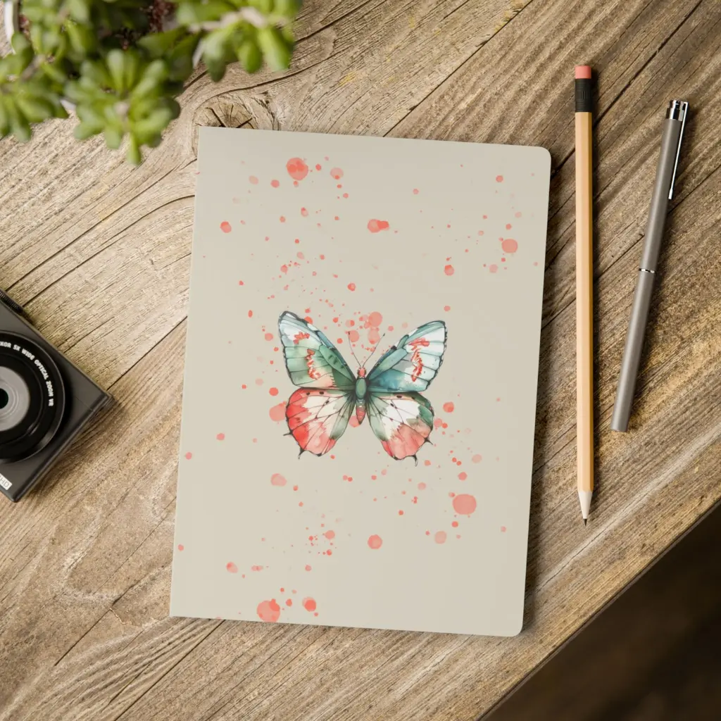 Flutter Flower Fantasy  Softcover Journal (with Inside Prints) Collection – Blossom Glow _ Sense Serenity Crazy 12.webp