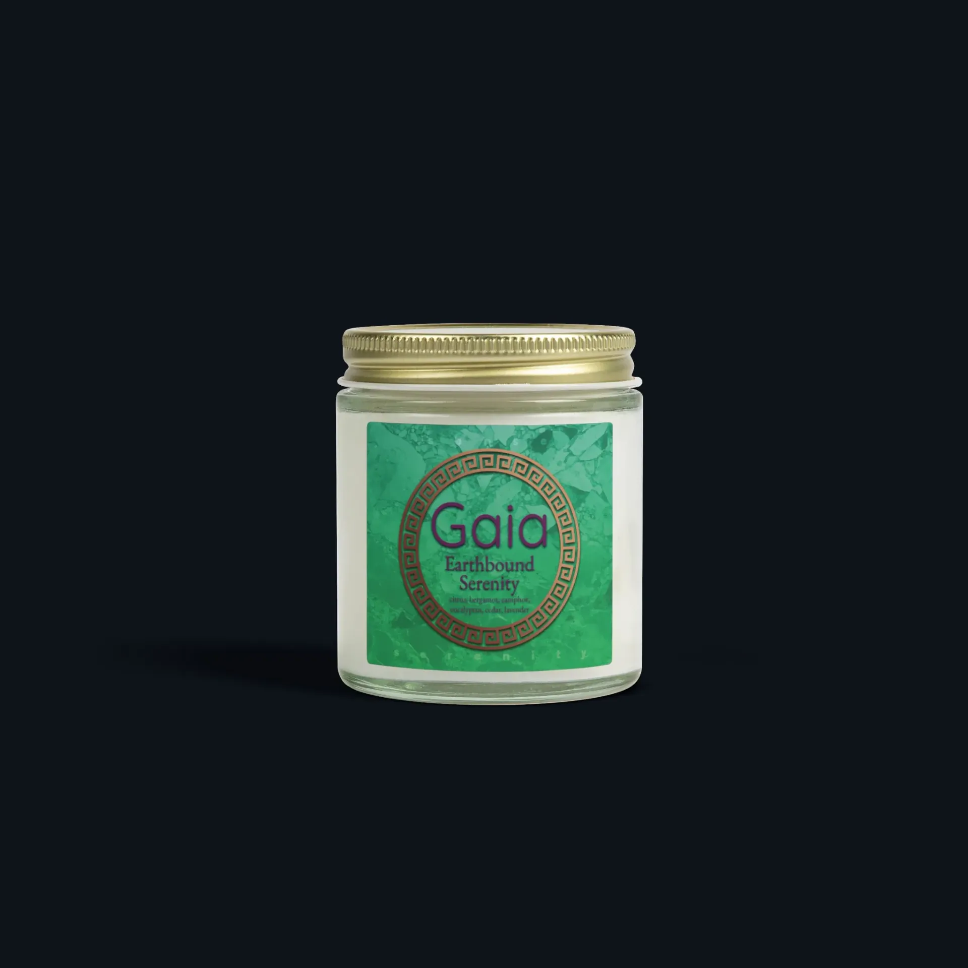 Gaia Lavender & Eucalyptus Candle – Citrus & Cedar (Clear Vessel = brighter throw, 4 oz (~20h))