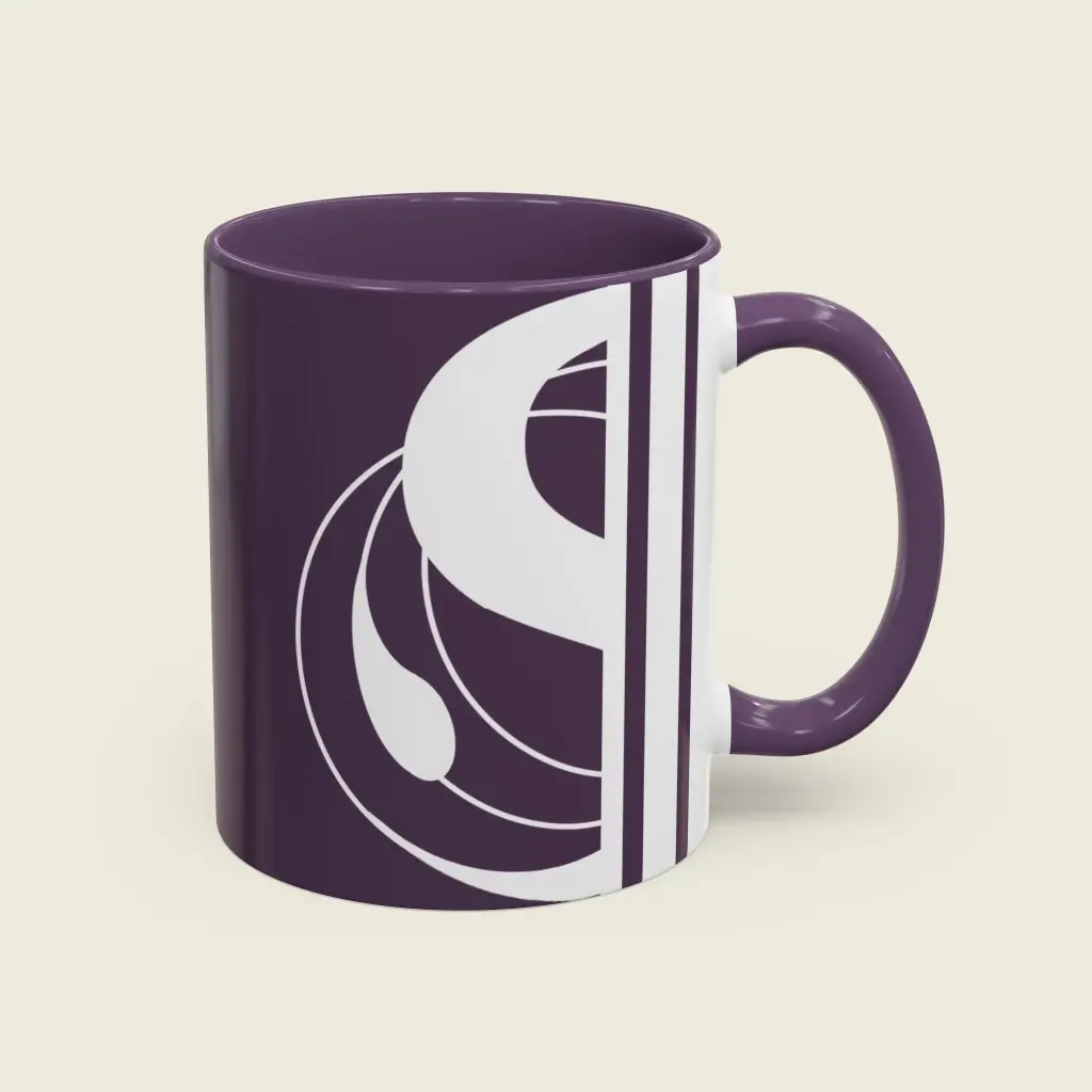 Serenity Purple Ceramic Coffee Mug (11oz/15oz) – Elegant Minimalist, USA (11 oz (0.33 l))