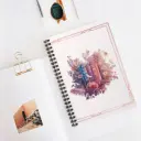 Sense Serenity BloomBooks – Floral Spiral School Notebook for Kids, Wide Ruled