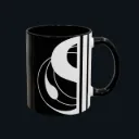 Serenity Black Ceramic Mug – Minimalist Design