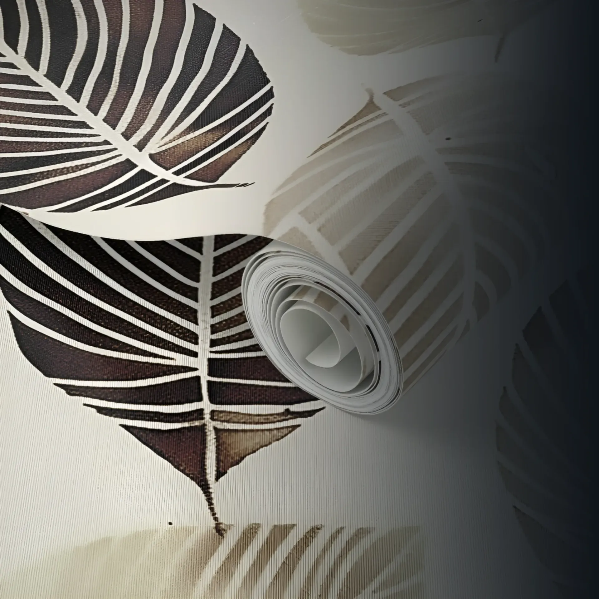 Natural Elegance Leaf Peel & Stick Wallpaper-Matte