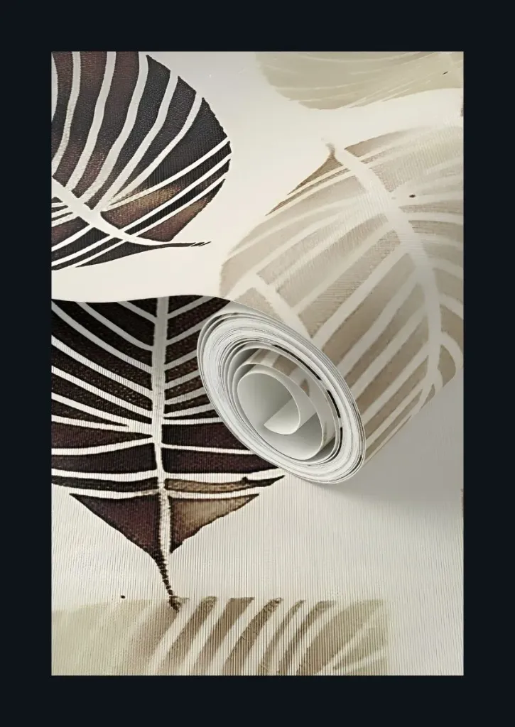 Natural Elegance Leaf Wallpaper – Soft Matte