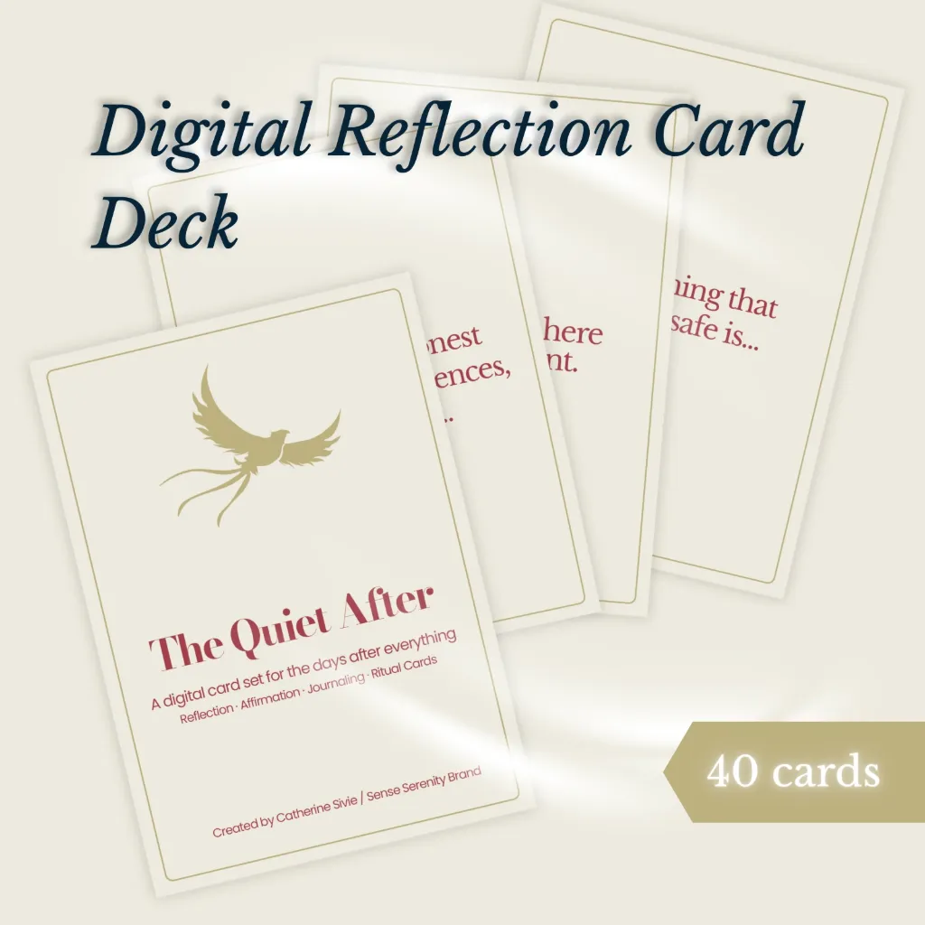 The Quiet After — A Reflection Card Set (Digital)
