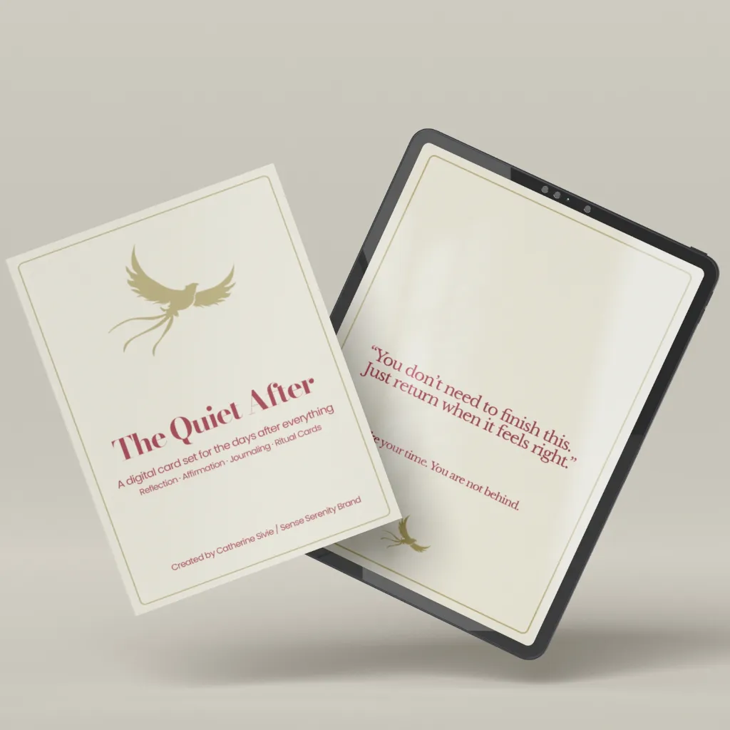 🠒 The Quiet After — A Reflection Card Set