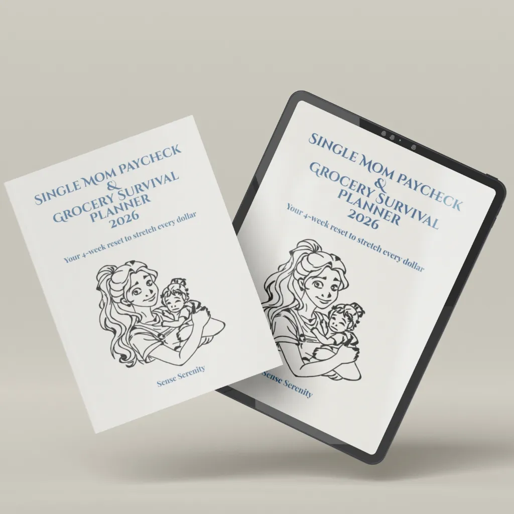 Single Mom Paycheck & Grocery Survival Planner 2026