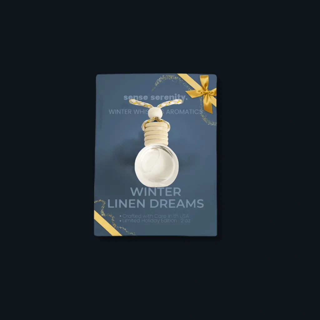 Winter Linen Dreams Mood Diffuser – Holiday Limited Edition (Round)