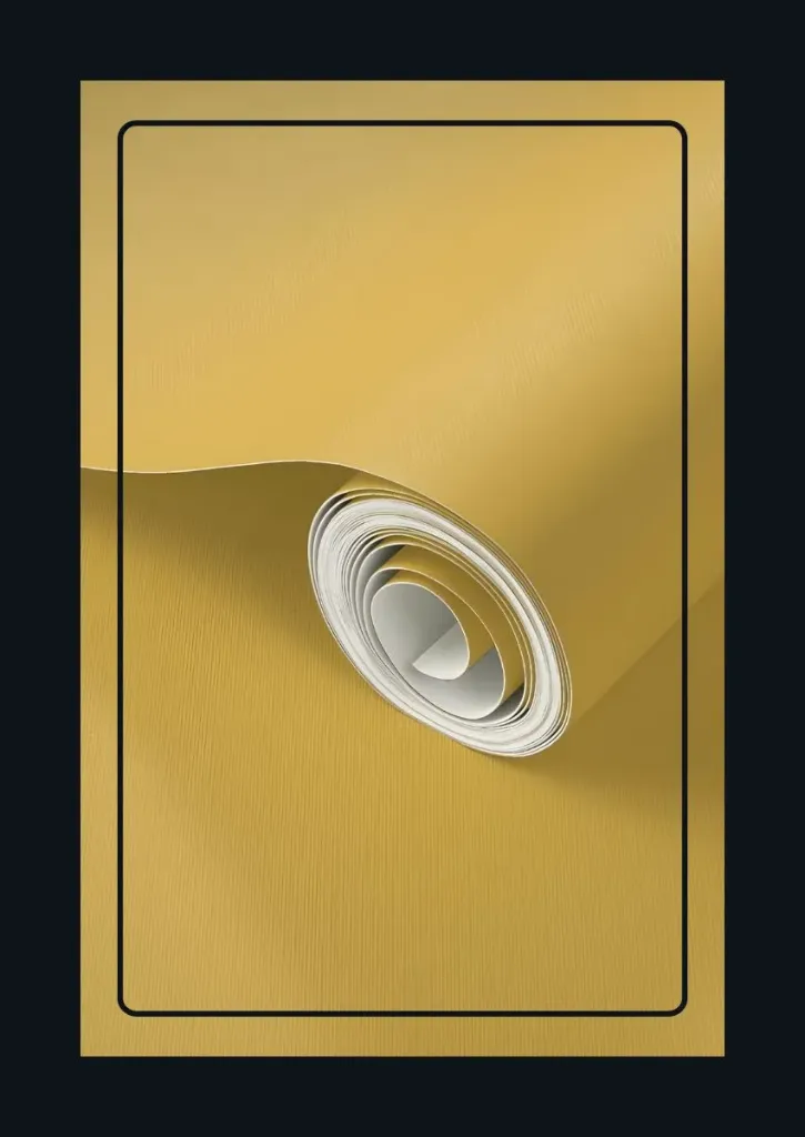 Spicy Mustard Wallpaper (2x2 Feet (Sample))